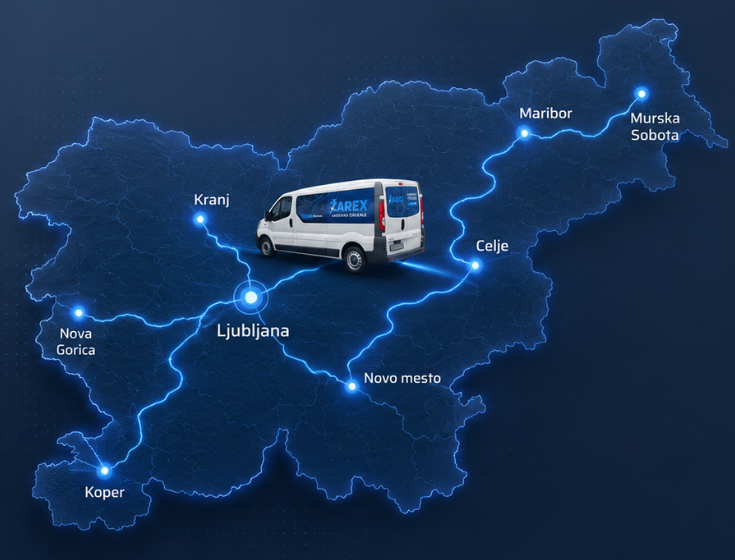 Mobilna izvedba laserskega čiščenja po Sloveniji